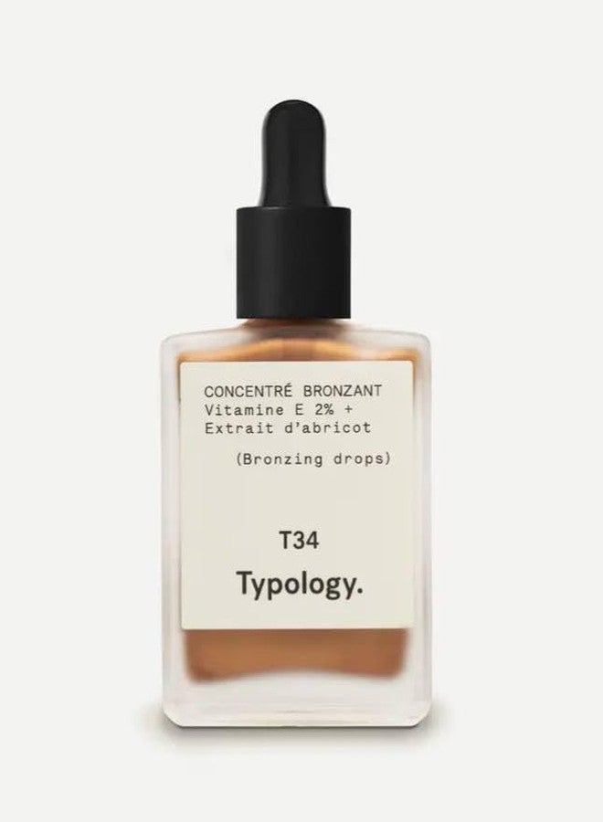 Typology قطرات تسمير البشرة من تايبولوجي، فيتامين هـ 2% + خلاصة المشمش، 15 مل - Image 1